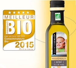 L'huile Quintesens [ Bébé 4-36 mois ], l'alliée de premières purées de bébé  ! - un article de Régalez Bébé