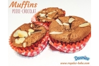 Muffins poire-chocolat Danonino